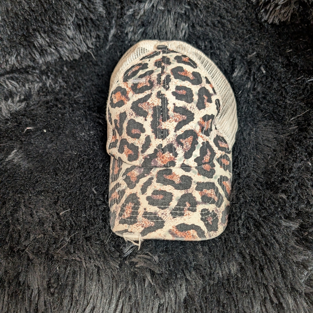 Leopard Print Trucker Hat